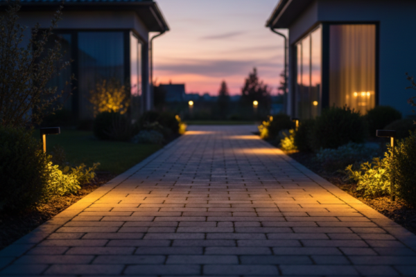 oświetlenie kostki brukowej